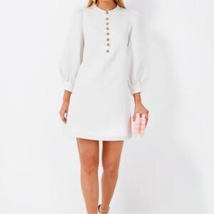 Pomander Place White Long Sleeve Dress